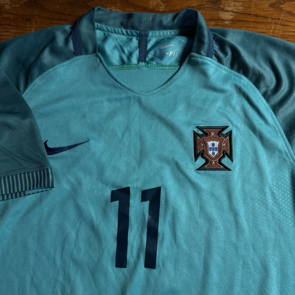 Nike Portugal Away 2016 #11 Myers Jersey Soccer Football Size 28 (S)